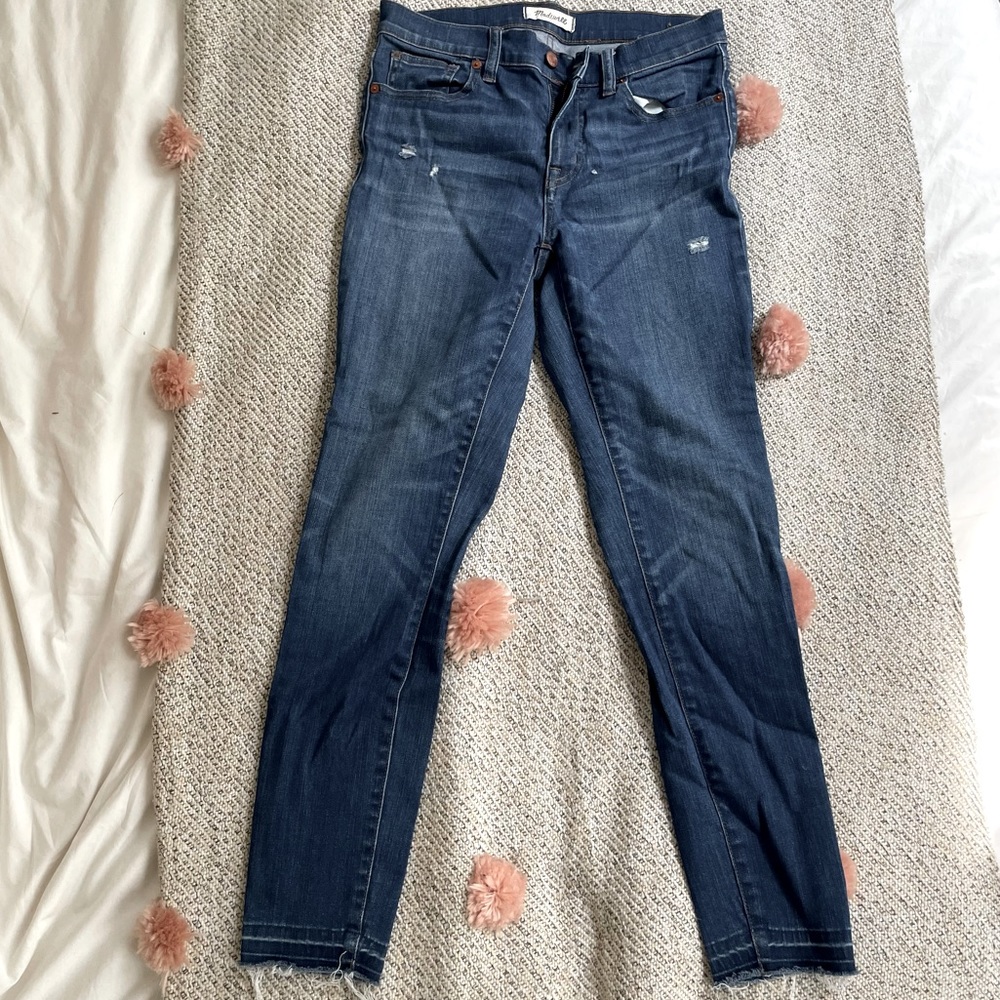 MADEWELL 9” HIGH RISER SKINNY SKINNY JEAN SIZE 28